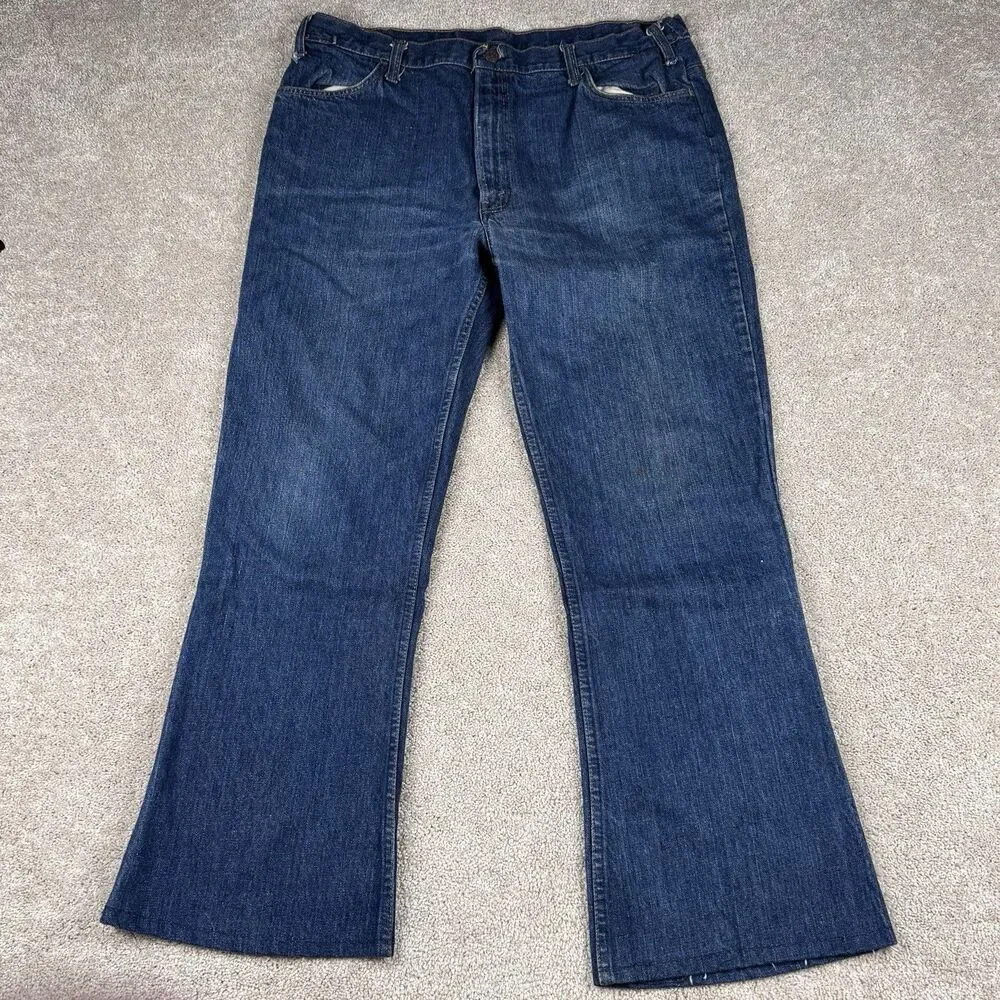 Levis 646 Orange Tab Flared Bell Bottoms Men's 35x31 True Vintage 70s 80s VTG